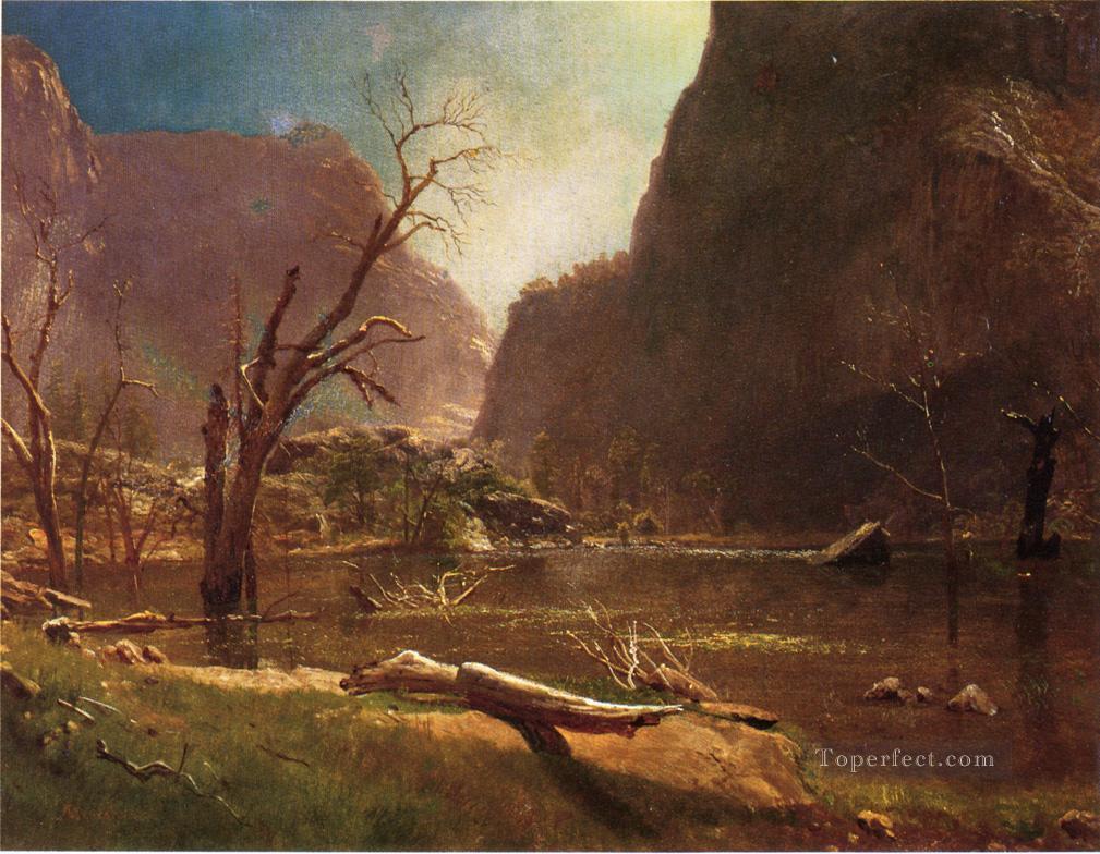 Hatch Hatchy Valley Califrnia Albert Bierstadt Paisaje Pintura al óleo